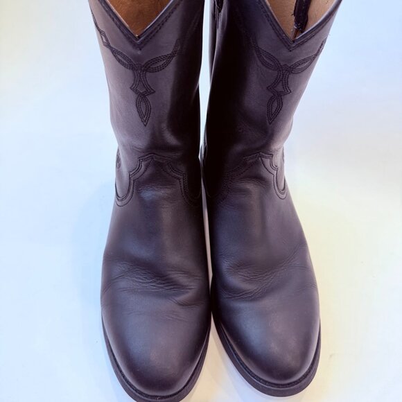 Ariat Men’s Heritage Roper Western Boots Black Leather Round Toe Size 11EE - Picture 4 of 13